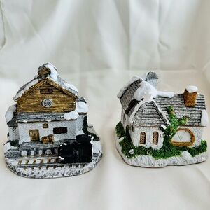 Vintage Museum Collections Cornwall Cottage‎ 2Pcs– Miniature Cottages